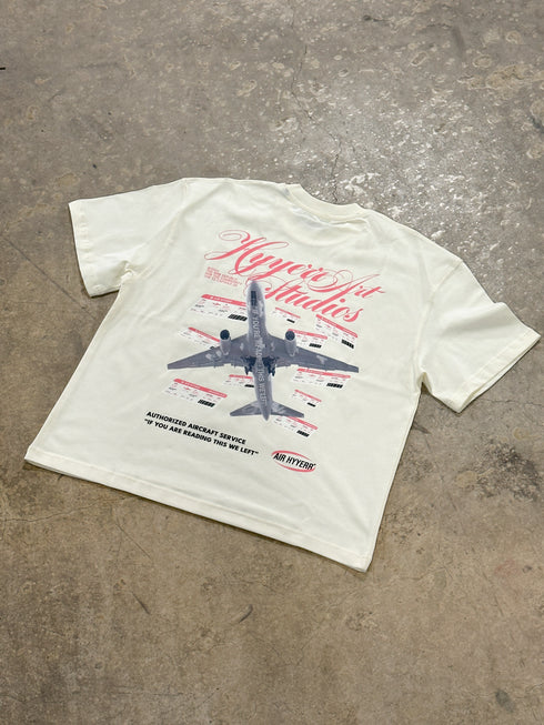 AIR HYYERR TEE - CREAM